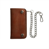 SMALL TRUCKER - Vegetable Tanned Leather Wallet - First Manufacturing Company - Flyclothing LLC