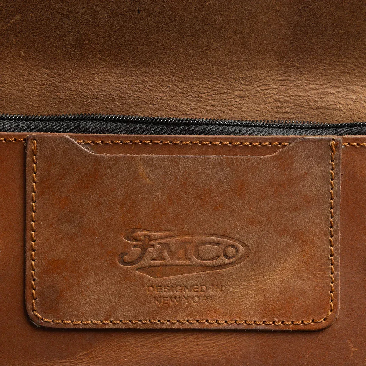 LARGE TRUCKER - Vegetable Tanned Leather Wallet - First Manufacturing Company - Flyclothing LLC