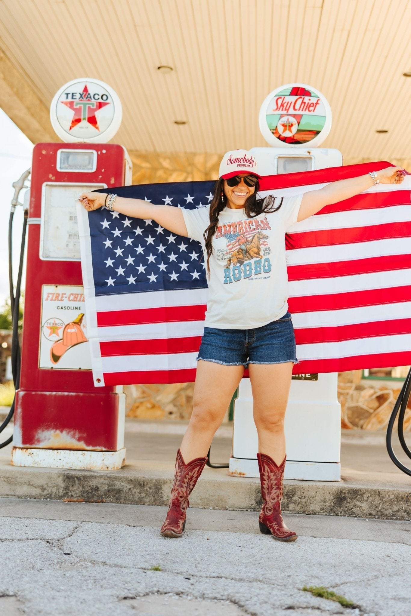 American Rodeo 4th July Graphic Tee - Wild Junkie - Flyclothing LLC
