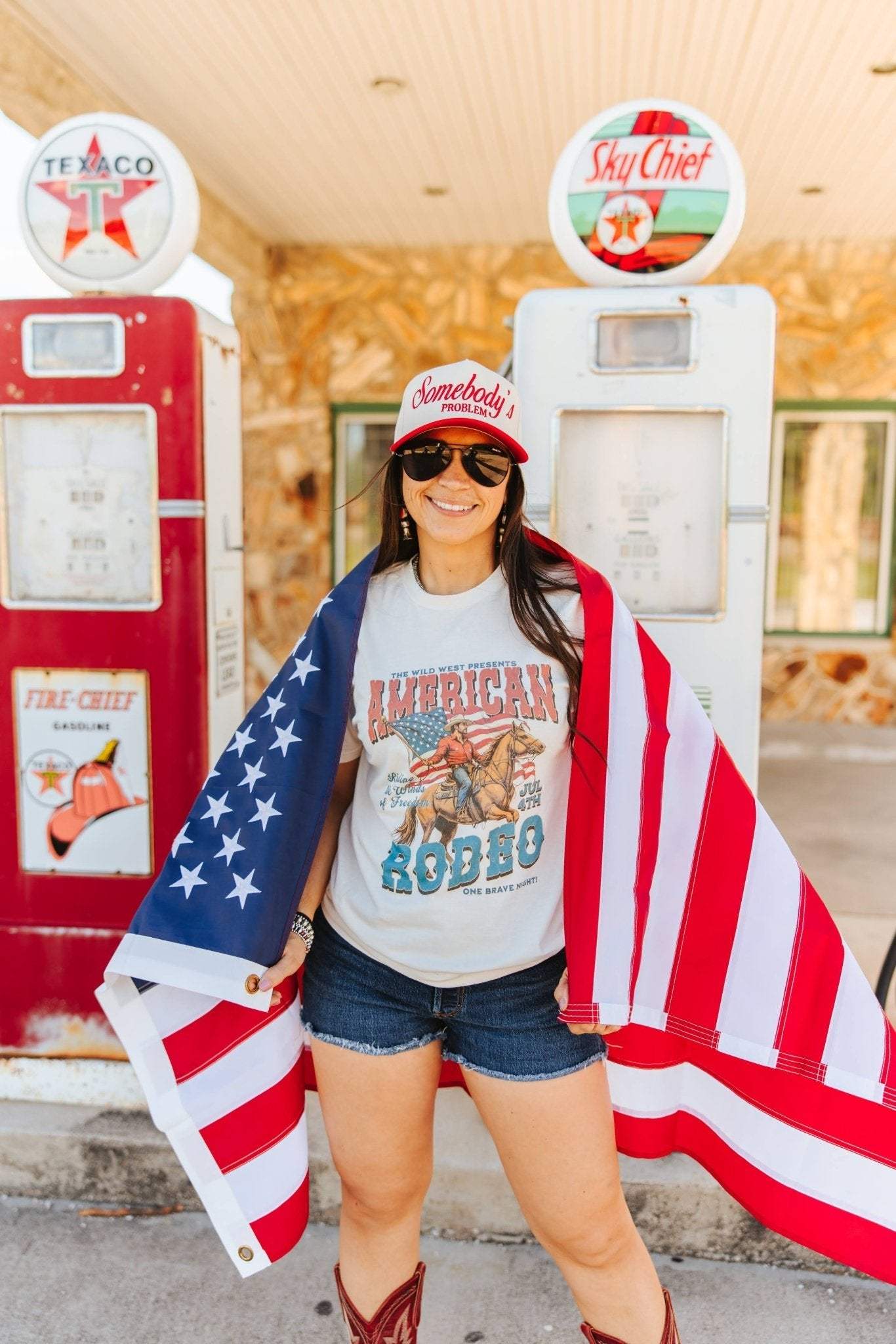 American Rodeo 4th July Graphic Tee - Wild Junkie - Flyclothing LLC