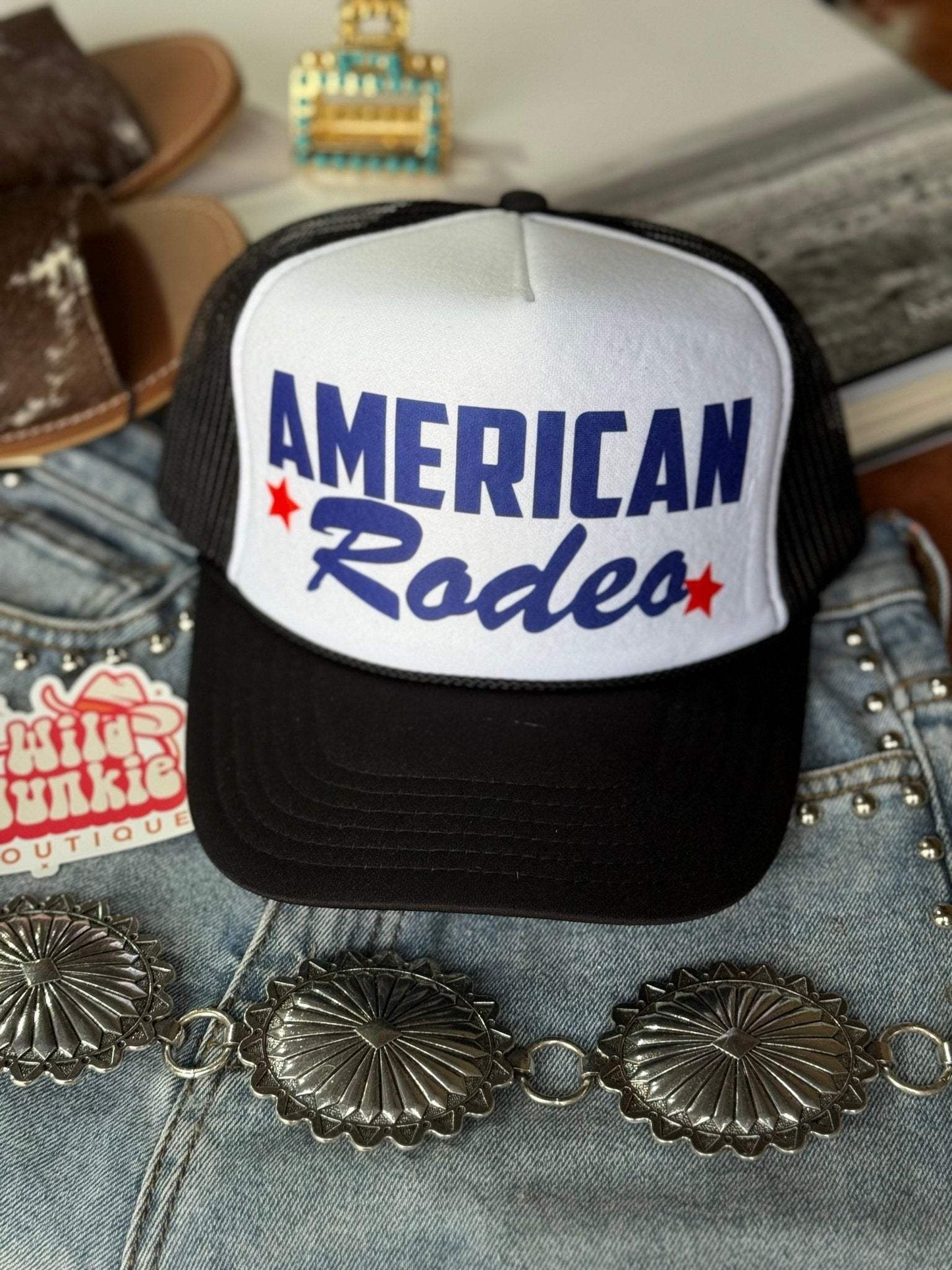 American Rodeo Star Trucker Hat - Wild Junkie - Flyclothing LLC