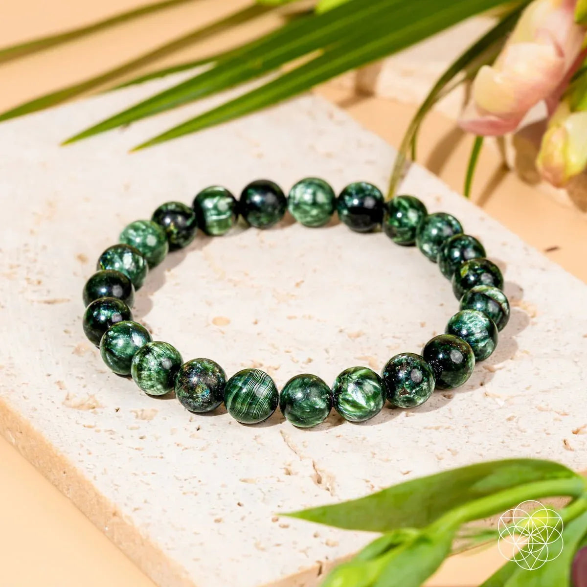 Angel Energy – Rare Seraphinite Bracelet of Transformation - Conscious Items - Flyclothing LLC