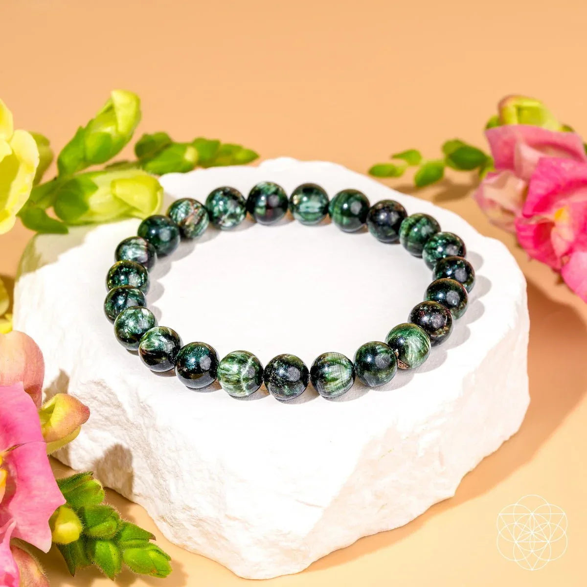 Angel Energy – Rare Seraphinite Bracelet of Transformation - Conscious Items - Flyclothing LLC