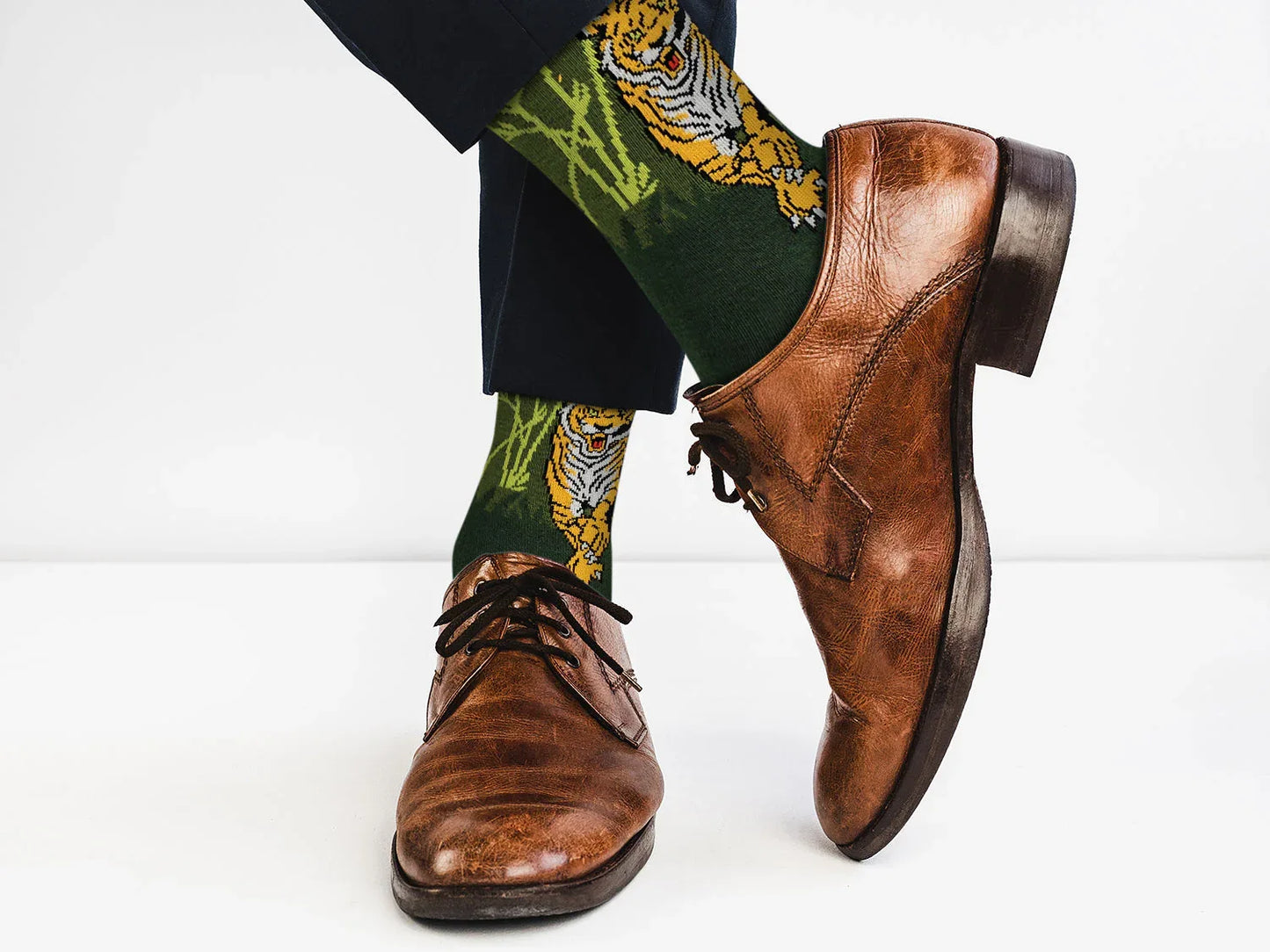 Green Tiger Socks - Comfy Cotton for Men & Women - Real Sic - Flyclothing LLC