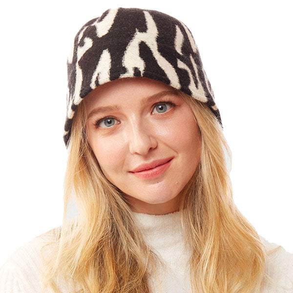 Animal Patterned Soft Fabric Bucket Hat - Madeline Love - Flyclothing LLC