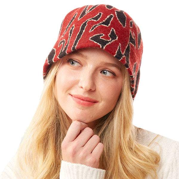 Animal Patterned Soft Fabric Bucket Hat - Madeline Love - Flyclothing LLC