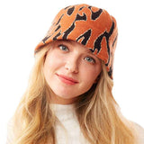 Animal Patterned Soft Fabric Bucket Hat - Madeline Love - Flyclothing LLC