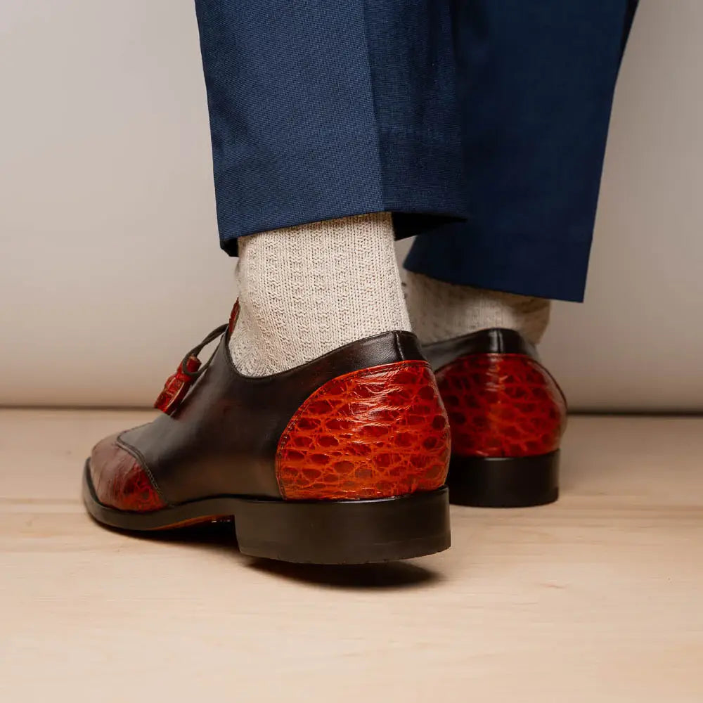 Anzio Rustic Cognac - Marco Di Milano - Flyclothing LLC