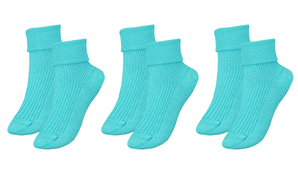 tittimitti® Women’s 100% Organic Combed Cotton Socks 3-Pack – Made in Italy - tittimitti - Flyclothing LLC