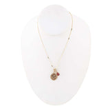 Aries - Zodiac Red Carnelian Golden Charm Necklace - Barse Jewelry - Flyclothing LLC