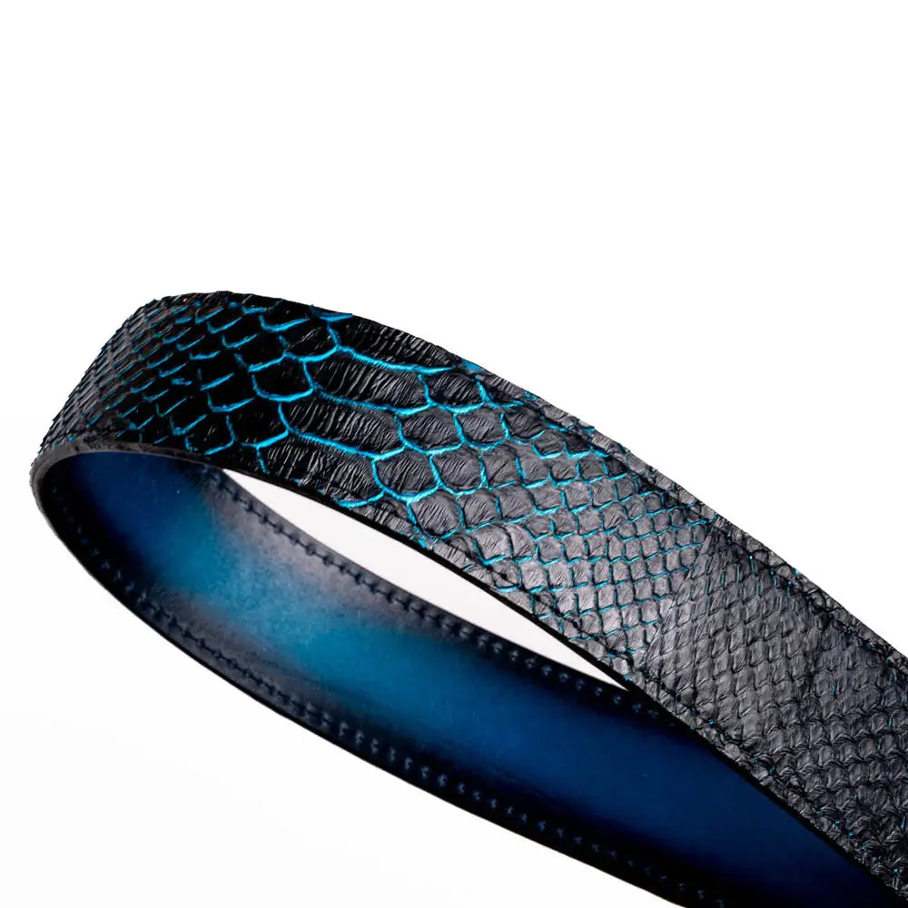 Arkansas Belt Black / Blue - Marco Di Milano - Flyclothing LLC
