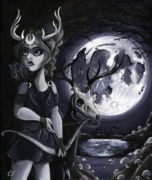 Black Market Art Company Artemis Print - Black Market Art Company - Flyclothing LLC