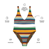 Baha Ranch Yeehaw Mustard Serape Bikini