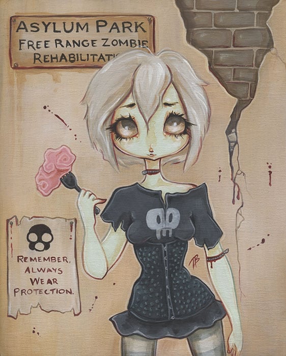 Black Market Art Company Asylum Park Print