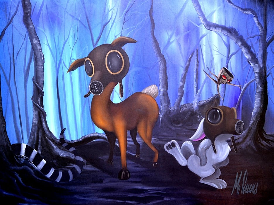 Black Market Art Company A Thump And A Jump Print