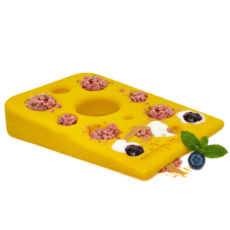 Swiss Cheese Wedge Nylon Dog Chew Toy for Aggressive Chewers | SodaPup - SodaPup/True Dogs, LLC - Flyclothing LLC