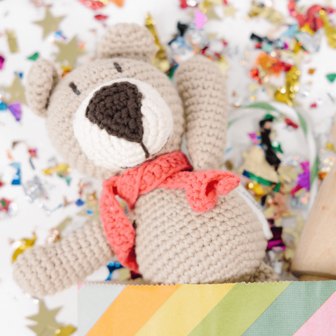 Atty the bear - beige mini - bebemoss.com - Flyclothing LLC