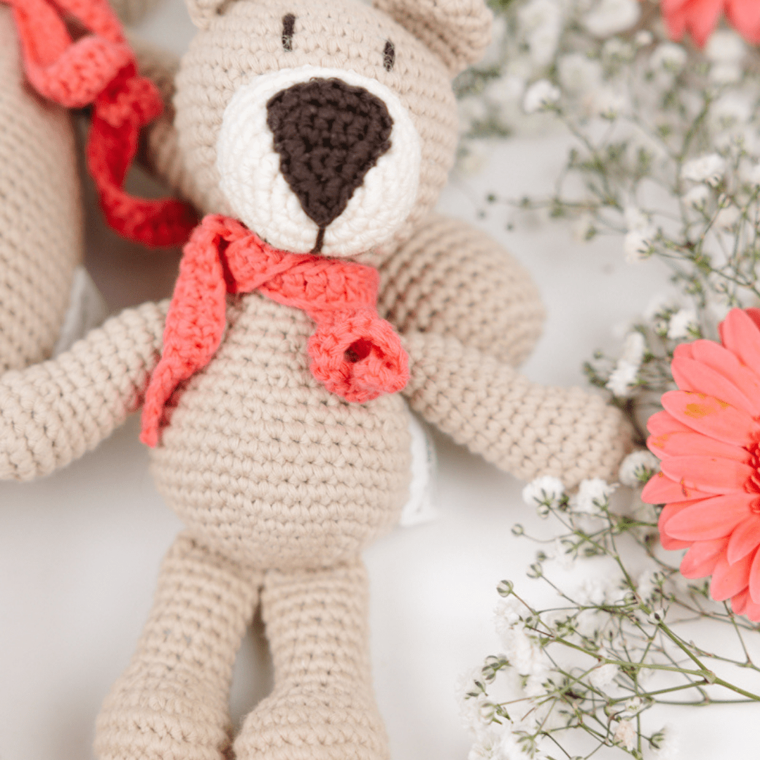 Atty the bear - beige mini - bebemoss.com - Flyclothing LLC