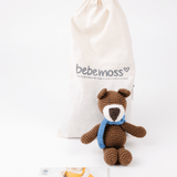 Atty the bear - brown mini - bebemoss.com - Flyclothing LLC