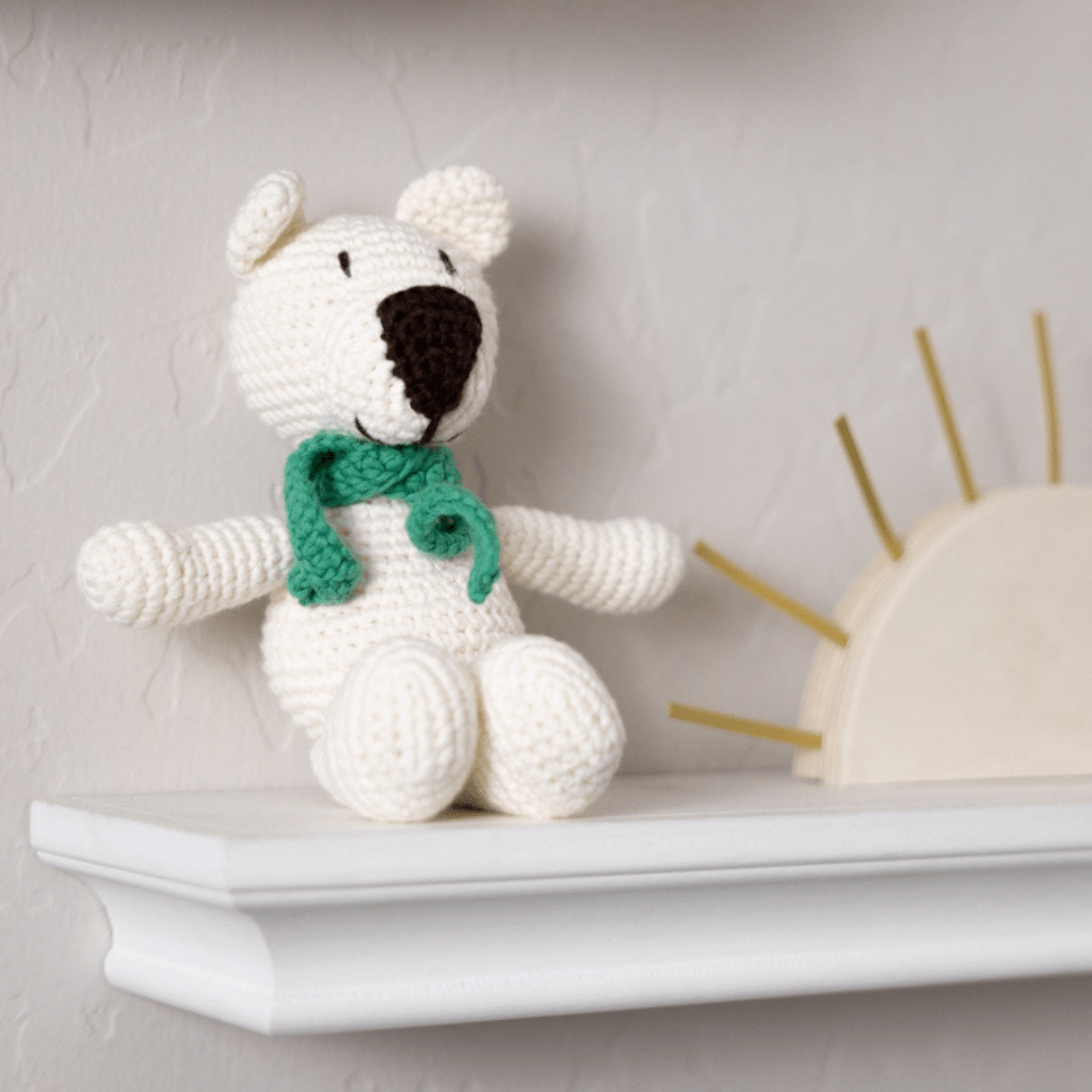 Atty the bear - cream mini - bebemoss.com - Flyclothing LLC