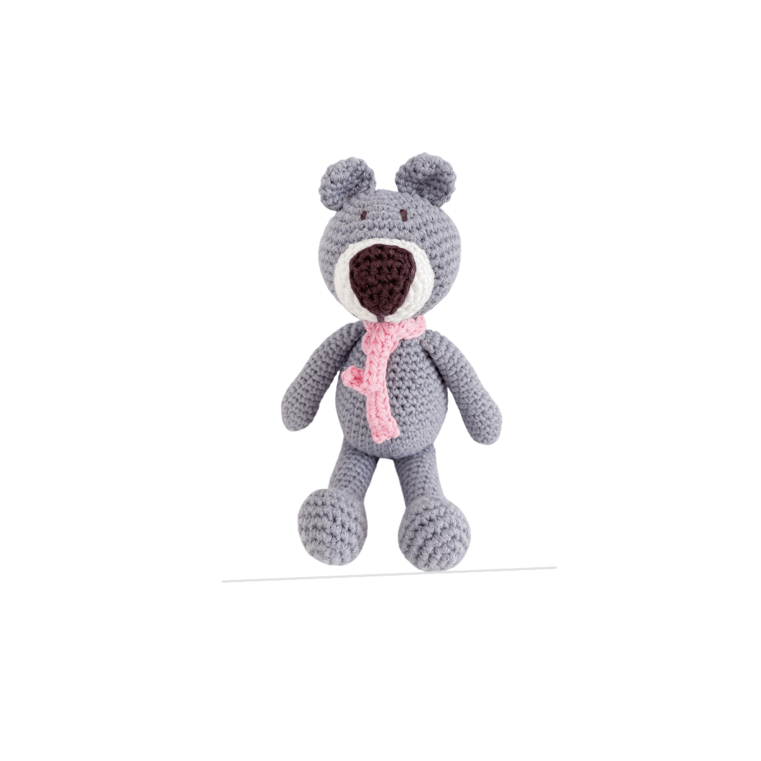 Atty the bear - grey mini - bebemoss.com - Flyclothing LLC