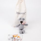 Atty the bear - grey mini - bebemoss.com - Flyclothing LLC