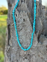 Authentic Turquoise Chips Beaded Necklace - Wild Junkie - Flyclothing LLC