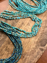 Authentic Turquoise Chips Beaded Necklace - Wild Junkie - Flyclothing LLC