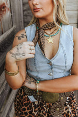 Authentic Turquoise Chips Beaded Necklace - Wild Junkie - Flyclothing LLC