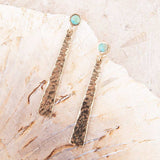 Aztec Turquoise Linear Drop Earrings - Barse Jewelry - Flyclothing LLC