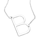 B Monogram Metal Pendant Necklace - Madeline Love - Flyclothing LLC