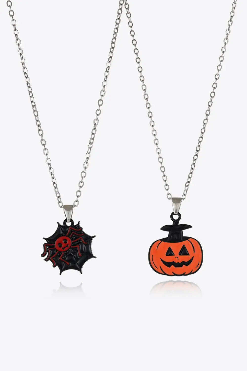 Two-Piece Halloween Theme Necklace Set - Trendsi - Flyclothing LLC