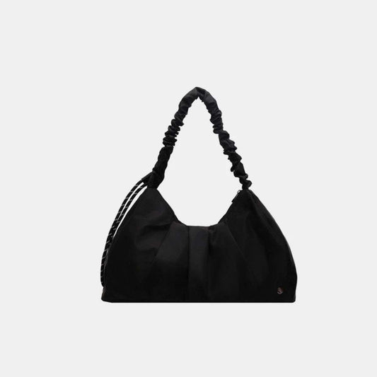 Ruched Large Tote Bag - Trendsi - Flyclothing LLC