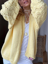 Crochet Open Front Drop Shoulder Cardigan - Trendsi - Flyclothing LLC