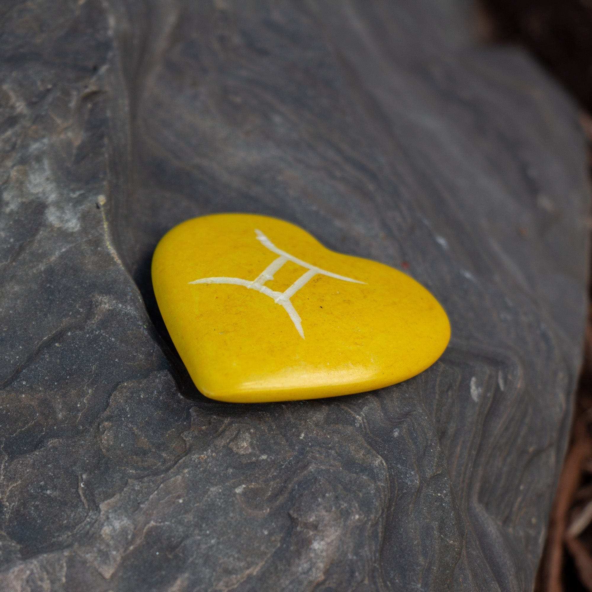 Zodiac Soapstone Hearts, Pack of 5: GEMINI - SMOLArt - Flyclothing LLC