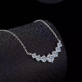 1.7 Carat Moissanite 925 Sterling Silver Necklace - Trendsi - Flyclothing LLC