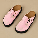 Round Toe Platform Loafers - Trendsi