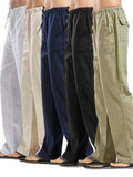 Men's Full Size Drawstring Pants with Pockets Plus Size - Trendsi