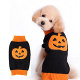 Pet Halloween Dog Knitted Pumpkin Sweater - My Store - Flyclothing LLC