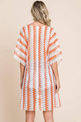 Cotton Bleu by Nu Label Multi Crochet Lace Cover Up - Trendsi - Flyclothing LLC