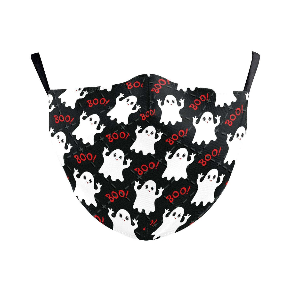 Digital Printing Halloween Skull Pumpkin Creative Design Double-layer Dustproof Mask - My Store - Flyclothing LLC