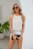 Sequin Grecian Neck Tank - Trendsi - Flyclothing LLC