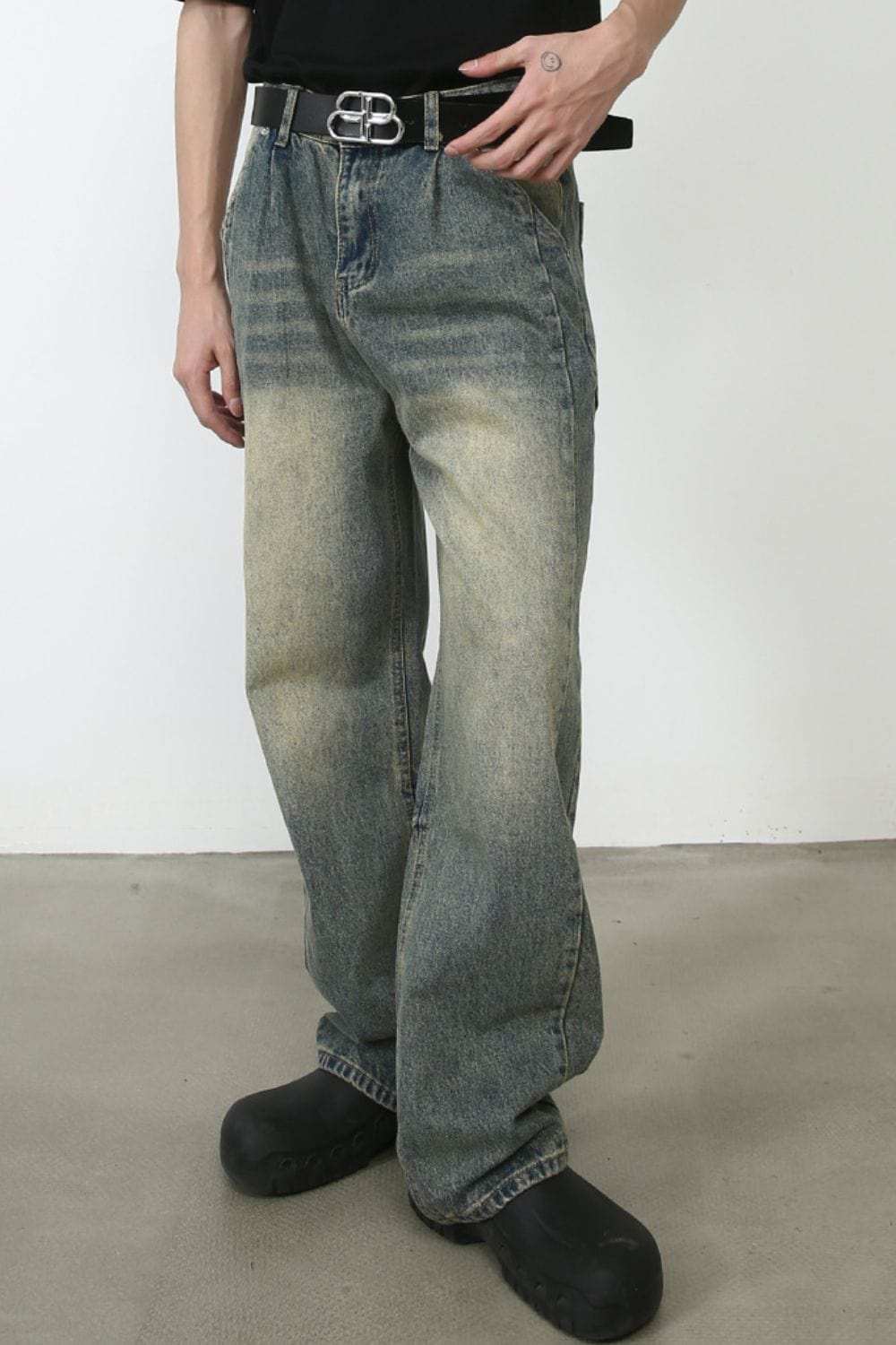 Men's Wide Leg Jeans - Trendsi - Flyclothing LLC