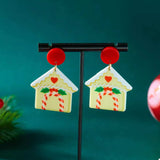Christmas Acrylic Dangle Earrings - Trendsi - Flyclothing LLC