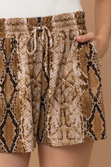 And The Why Wrinkle-free Stretchy Cooling Fabric Shorts - Trendsi - Flyclothing LLC