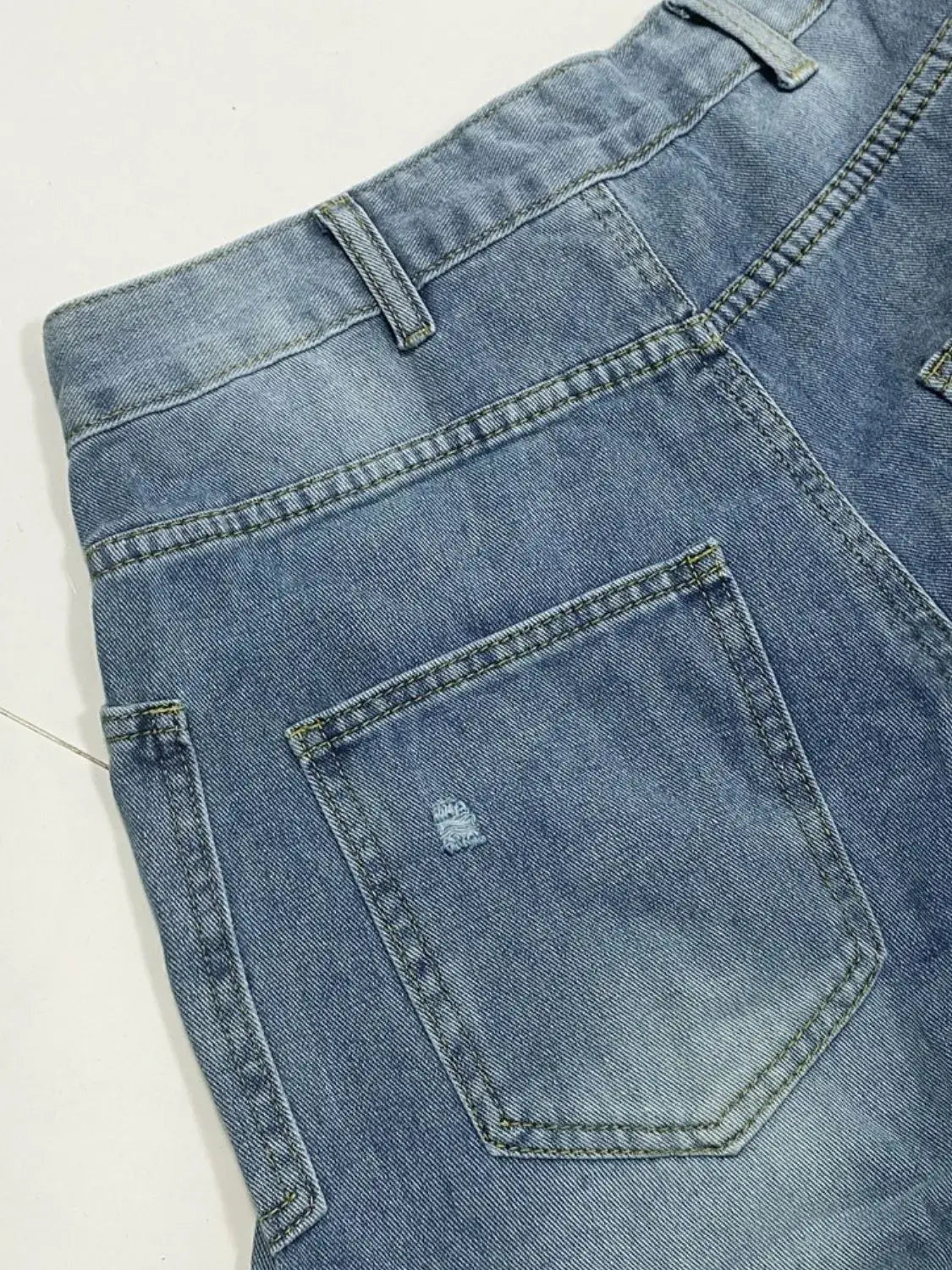 Distressed Jeans with Pockets - Trendsi - Flyclothing LLC