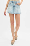 RISEN Full Size High Rise Button Down Skorts Plus Size - Trendsi - Flyclothing LLC