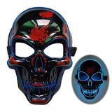 Halloween Skeleton Mask LED Glow Scary Mask - My Store - Flyclothing LLC