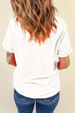 Graphic Round Neck Short Sleeve T-Shirt - Trendsi - Flyclothing LLC