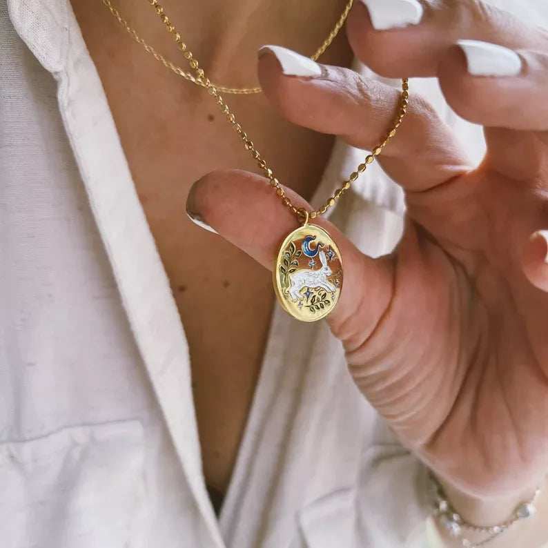 Stainless Steel Pendant Necklace - Trendsi - Flyclothing LLC